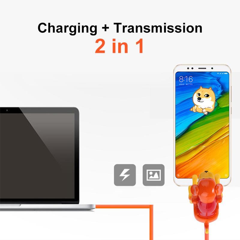 Pre-Sale>> Humanized Funny Dog Fast Charger Cable