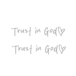 Trust in God Car Rearview Mirror Sticker