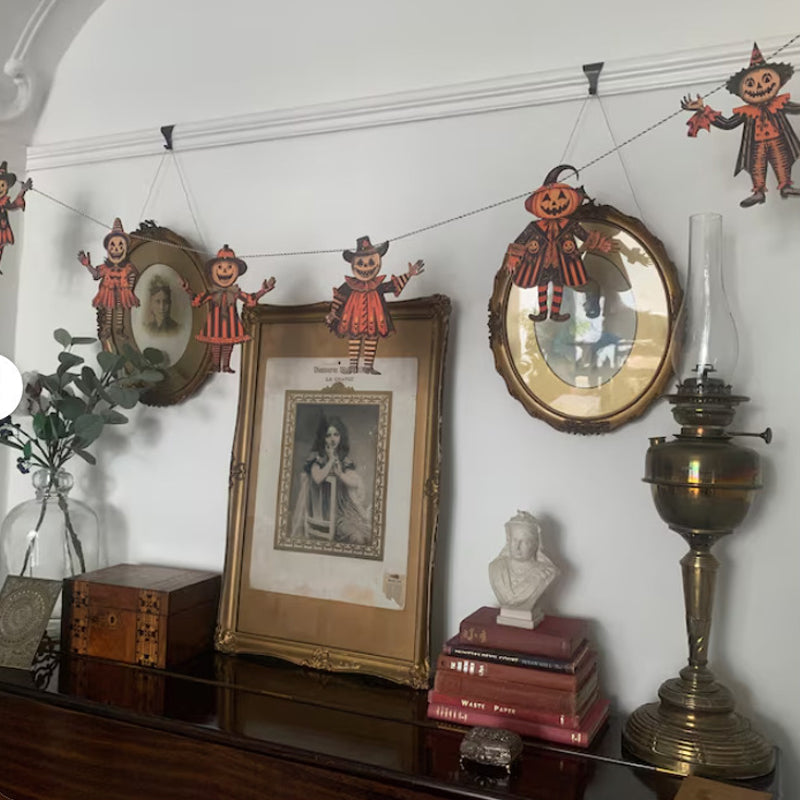 Halloween Vintage Bunting Wooden