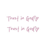 Trust in God Car Rearview Mirror Sticker