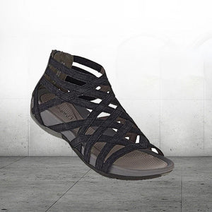 Round Toe Hollow Roman Gladiator Sandals