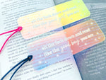Sit Down And Read Iridescent Bookmark