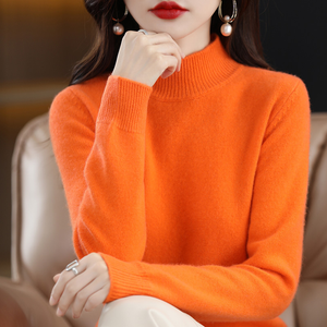 Women High Neck Sweater