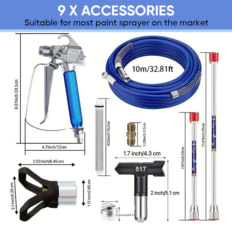 Portable High Pressure Airless Sprayer Guns