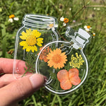 🌸DIY Transparent Dried Flower Bookmark: Let nature decorate your pages!
