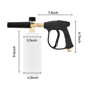 Enhance Your Car Washing Experience - Foam Cannon Dual Connector Accessory