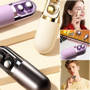 Vibration Massage Bluetooth Headphones with Compact Case