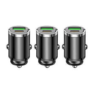 Metal Pull-Ring Invisible Fast Car Charger