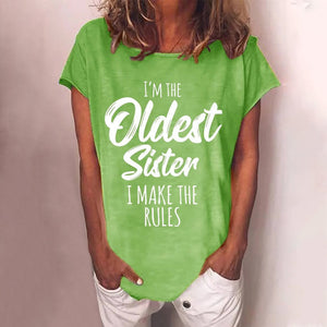 Sisterhood Making Rules T-shirt