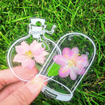 🌸DIY Transparent Dried Flower Bookmark: Let nature decorate your pages!