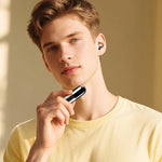 Vibration Massage Bluetooth Headphones with Compact Case