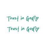Trust in God Car Rearview Mirror Sticker