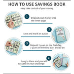 100 Days Money Saving Challenge Binder Set