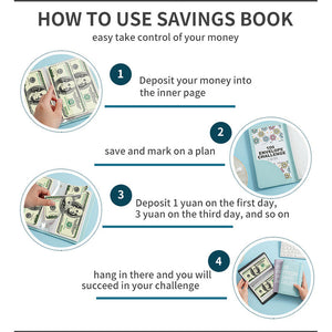 100 Days Money Saving Challenge Binder Set