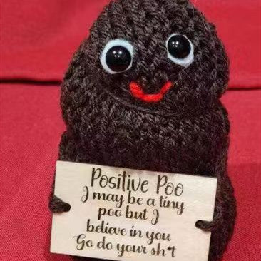 Funny Gift Knitted Positive Potato