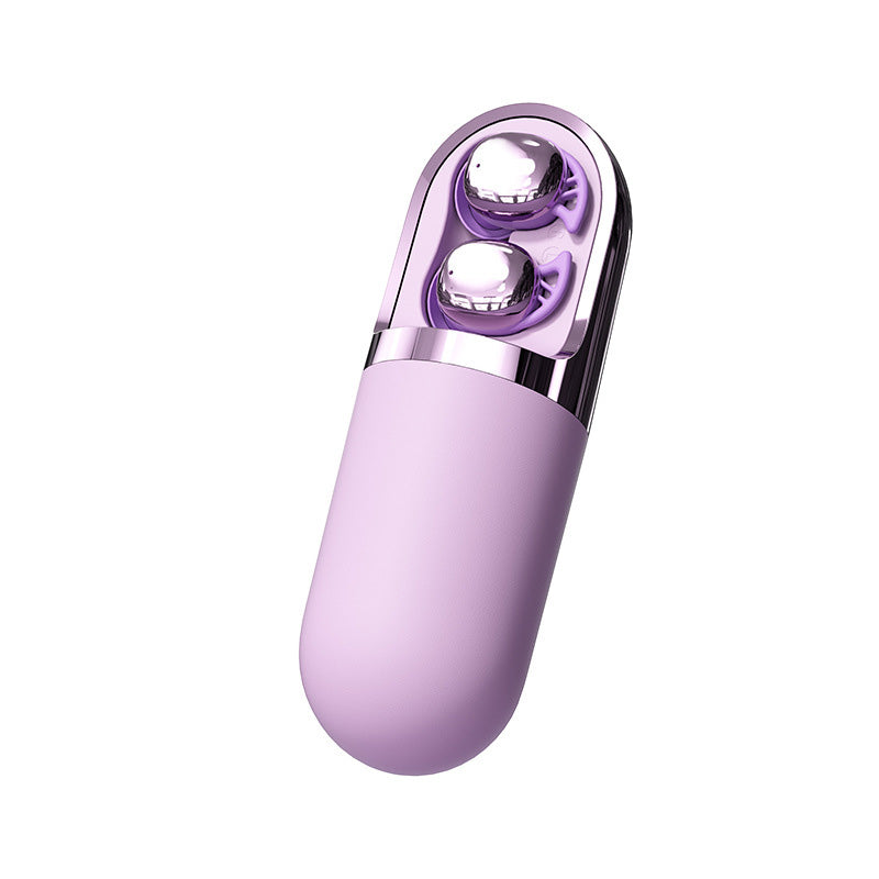 Vibration Massage Bluetooth Headphones with Compact Case