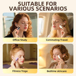 Vibration Massage Bluetooth Headphones with Compact Case
