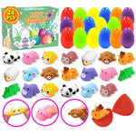 Prefilled Easter Eggs with Toys and Stickers for Egg Hunts