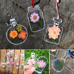 🌸DIY Transparent Dried Flower Bookmark: Let nature decorate your pages!