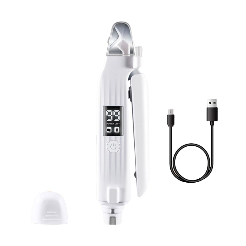 Nail Clipper With Integrated LED Light And Sharpener