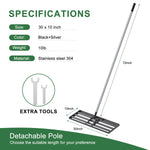 Sakerplus Lawn Leveling Rake (Only Deliver to the US)