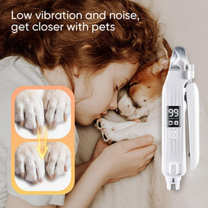 Nail Clipper With Integrated LED Light And Sharpener