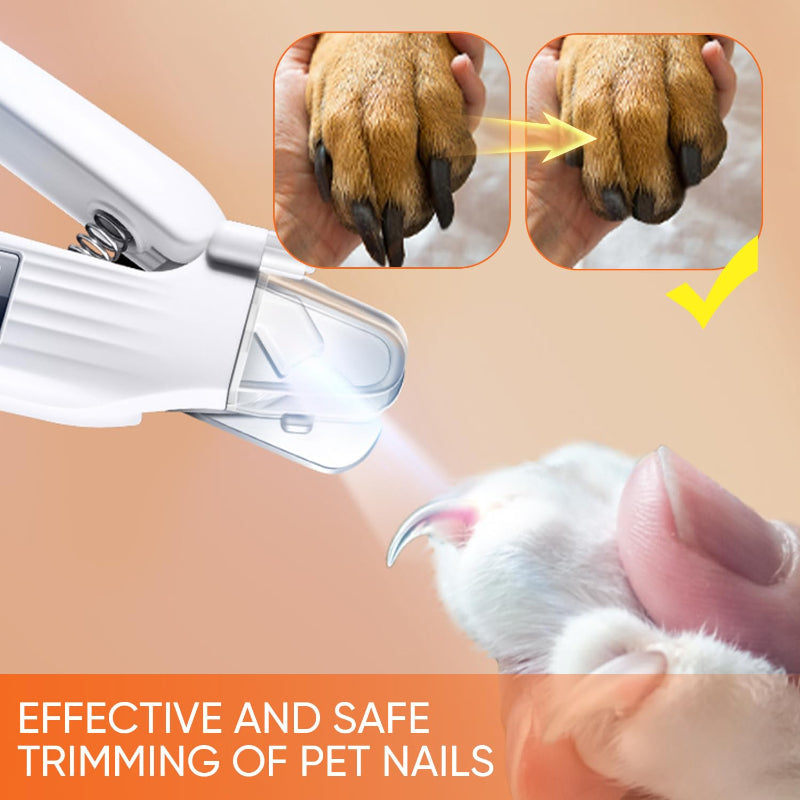 Nail Clipper With Integrated LED Light And Sharpener