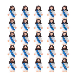 Mini Jesus Figurines With Jesus love You Slogan