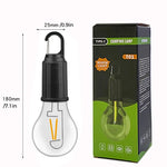 2023 New Outdoor Camping Hanging Type-C Charging Retro Bulb Light
