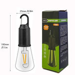 2023 New Outdoor Camping Hanging Type-C Charging Retro Bulb Light
