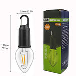2023 New Outdoor Camping Hanging Type-C Charging Retro Bulb Light