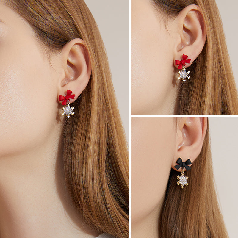 Christmas Snowflake Earrings