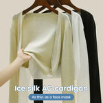 Linen Knit Unbuttoned Cardigan