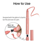 Rotating Sharpenable Matte Lipstick Pencils