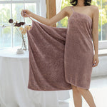 Coral Velvet Absorbent Sling Bath Towel