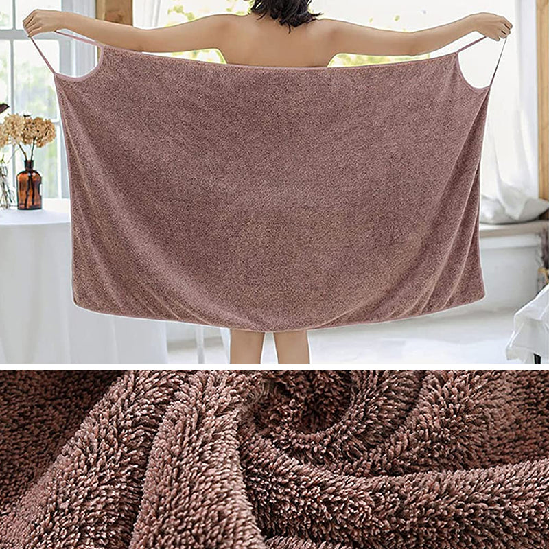 Coral Velvet Absorbent Sling Bath Towel
