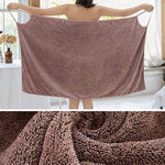Coral Velvet Absorbent Sling Bath Towel