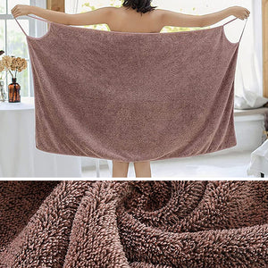 Coral Velvet Absorbent Sling Bath Towel