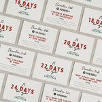 Christmas Advent Calendar-🗃Twenty-Four Days Of Christmas Card Set