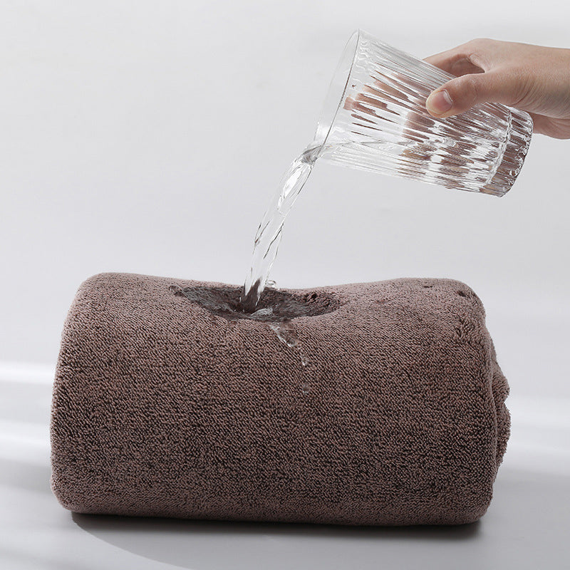 Coral Velvet Absorbent Sling Bath Towel