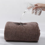 Coral Velvet Absorbent Sling Bath Towel