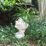 Muggly's Face Statue Planter