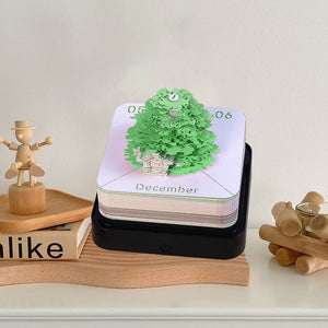 Tree House Paper Sculpture Calendar