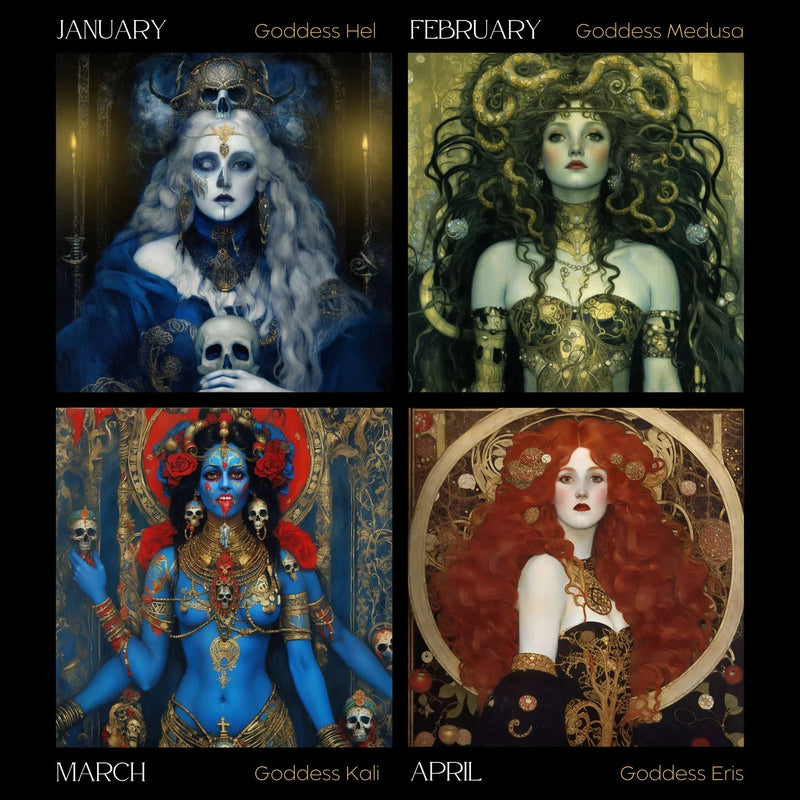 Dark Goddess 2024 Calendar ivyever