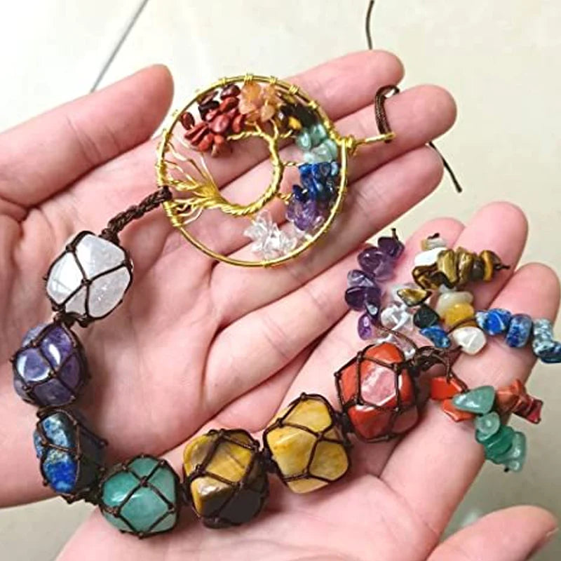 7 Chakra Stone Healing Crystal Hanging Decoration