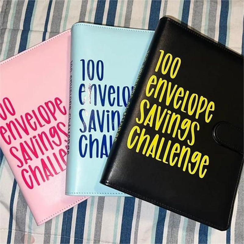 100 Envelope Challenge Binder-Customizable with mix-and-match colors