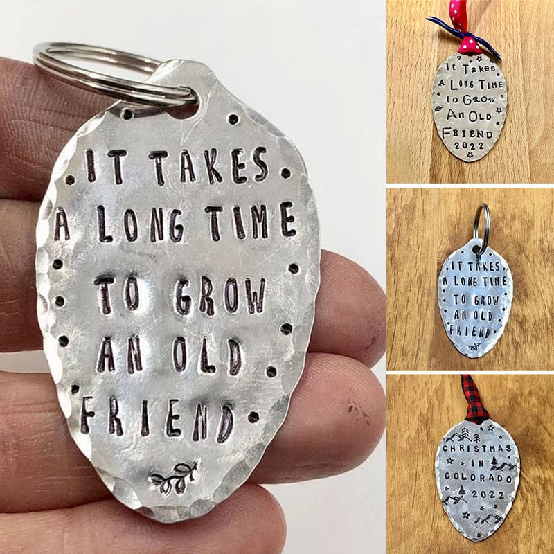 Leaf Carved Keychain