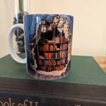 3D Bookshelves Hole In A Wall Mug