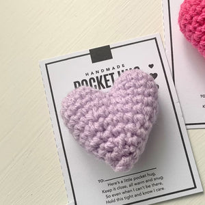 Pocket Hug Crocheted Heart Small Gift