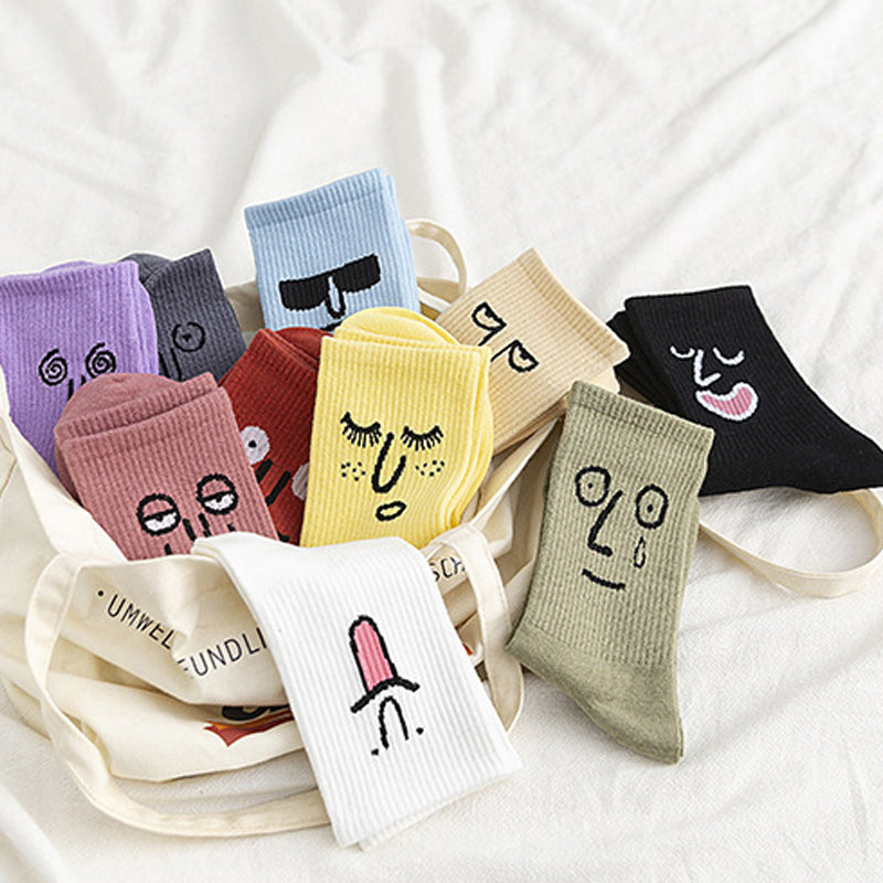 Funny Facial Expression Socks